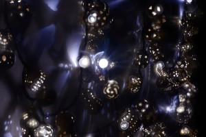 ヒョウタンに光