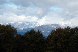 国境の山々