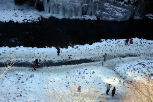 三十槌（みそつち）の氷柱