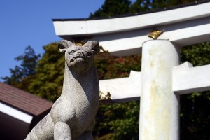 三峯神社の狛犬