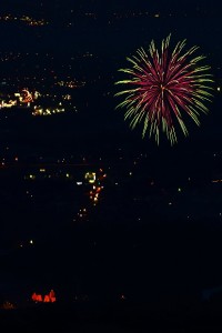 2014寄居水天宮の花火