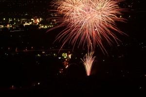 2014寄居水天宮の花火
