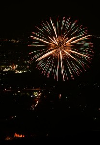 2014寄居水天宮の花火