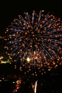 2014寄居水天宮の花火