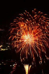 2014寄居水天宮の花火