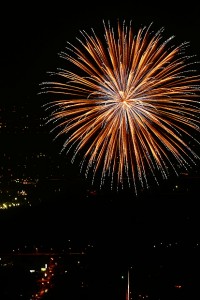 2014寄居水天宮の花火