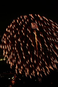 2014寄居水天宮の花火