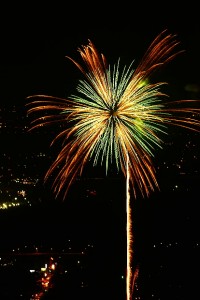 2014寄居水天宮の花火