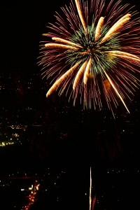 2014寄居水天宮の花火