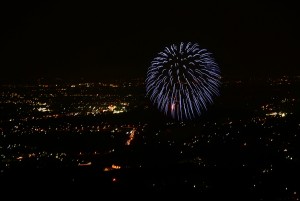 2014寄居水天宮の花火