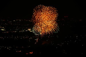 2014寄居水天宮の花火